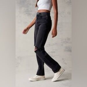 PacSun Black Distressed Jeans
